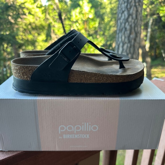 Birkenstock Gizeh Papillio Flex Platform Sandals Size 37 (U.S. W 6-6.5) - Vegan - Picture 2 of 11